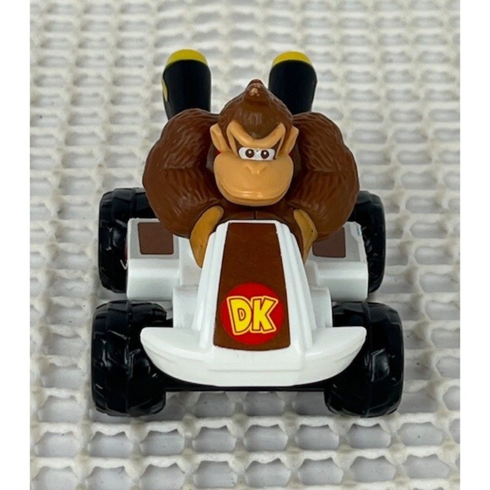 Donkey Kong Kart Happy Meal Toy McDonalds 2024 White 3 inch DK Mario kart